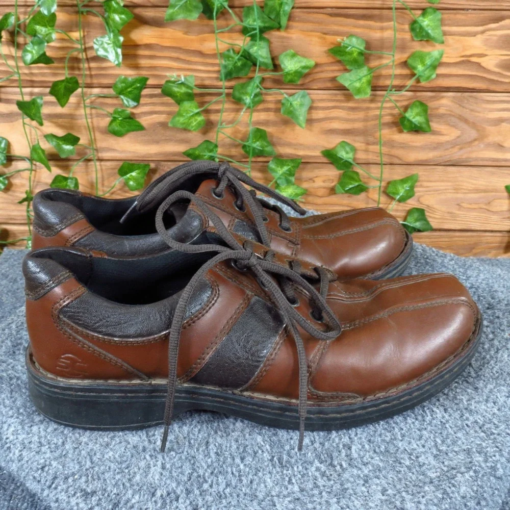 Streetcars Diplomat Mens Oxford Shoes Size 10.5 M Work Office Brown Leather
